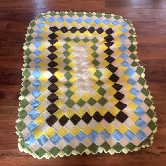 Hand made knitted blanket - Picture 6 of 6